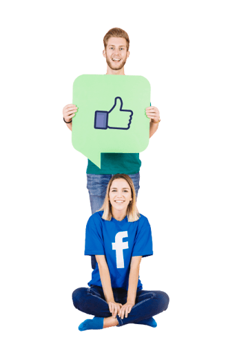 hombre-pulgar-arriba-signo-bocadillo-dialogo-detras-mujer-feliz-removebg-preview